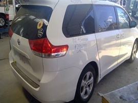 2014 TOYOTA SIENNA, WHITE, LE MODEL, 3.5L, AT, FWD,   Z25178